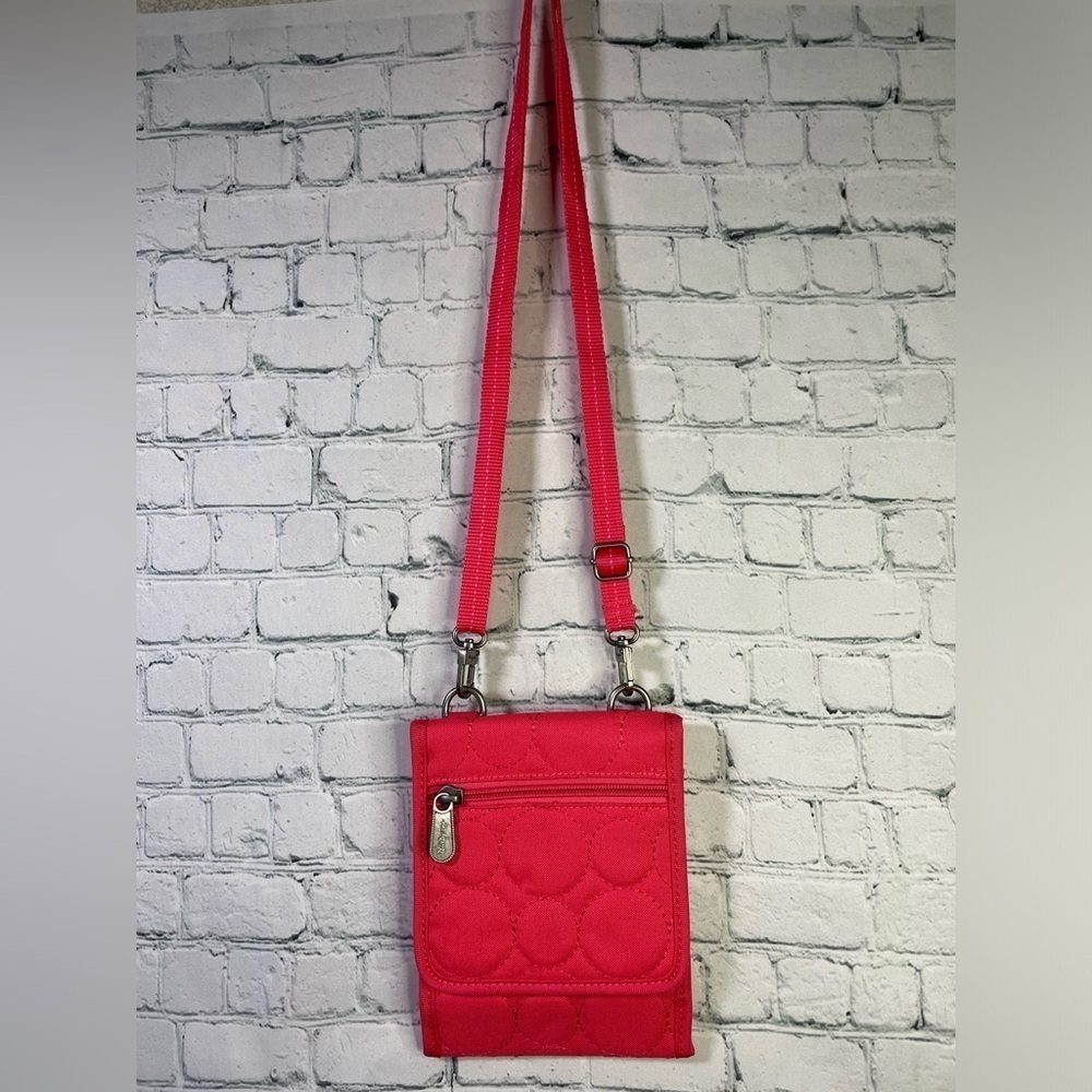 New Thirty-one (31) Women’s Vary You Mini Crossbody Wallet Quilted Pink Purse 👛